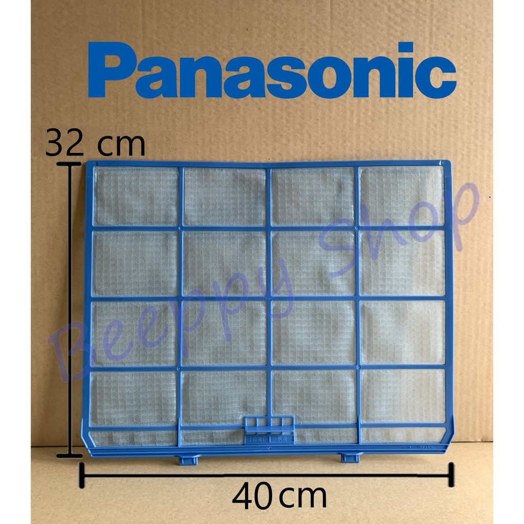 ฟิลเตอร์กรองฝุ่นแอร์ Panasonic พานาโซนิค รุ่น CS-KN18/PN18/PU18/S18/U18/KN24/PN24/PU24/S24/U24 แผ่นกรองฝุ่น ของแท้