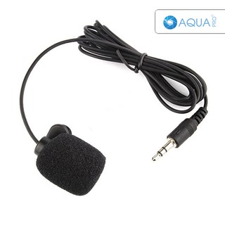 Lapel Lavalier ไมค์ไลฟ์สด อัดเสียง ชุดไมโครโฟน 3.5 มม. Pro 3.5mm Active Clip Mic Microphone For GoPro Camera, Computer