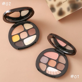 Eyeshadow Disc Powder Palette พาเลททาตา 7สี