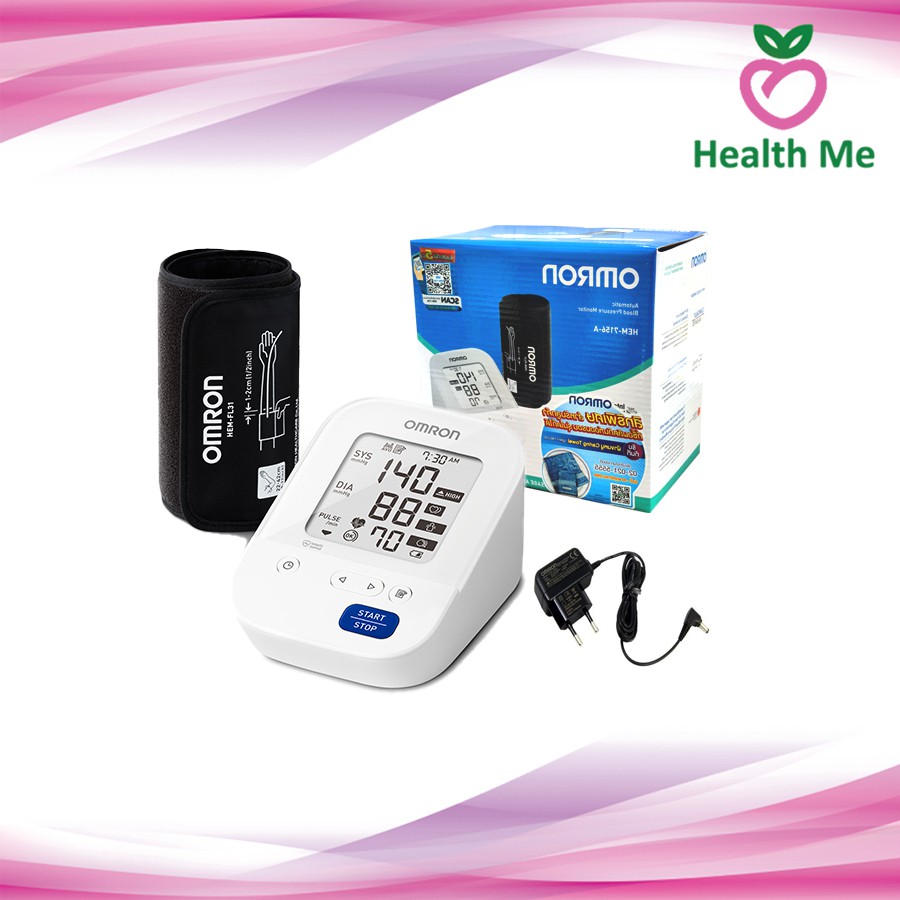 OMRON HEM-7156A เครื่องวัดความดัน 360 องศา ผ้าพันแขนใหญ่ แม่นยำ สวมใส่สะดวก OMRON 7156 / 7156-A