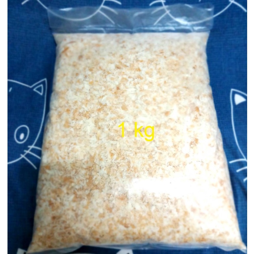 ขอบขนมปังปั่น เหยื่ออาหารปลา(ถุง 1 kg)