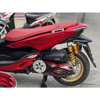 เบาะ Honda Forza 350/300 ปาดบางตอนเดียว โครงสร้างมิเนียม มี3สี สีแดง สีดำ สีน้ำเงิน