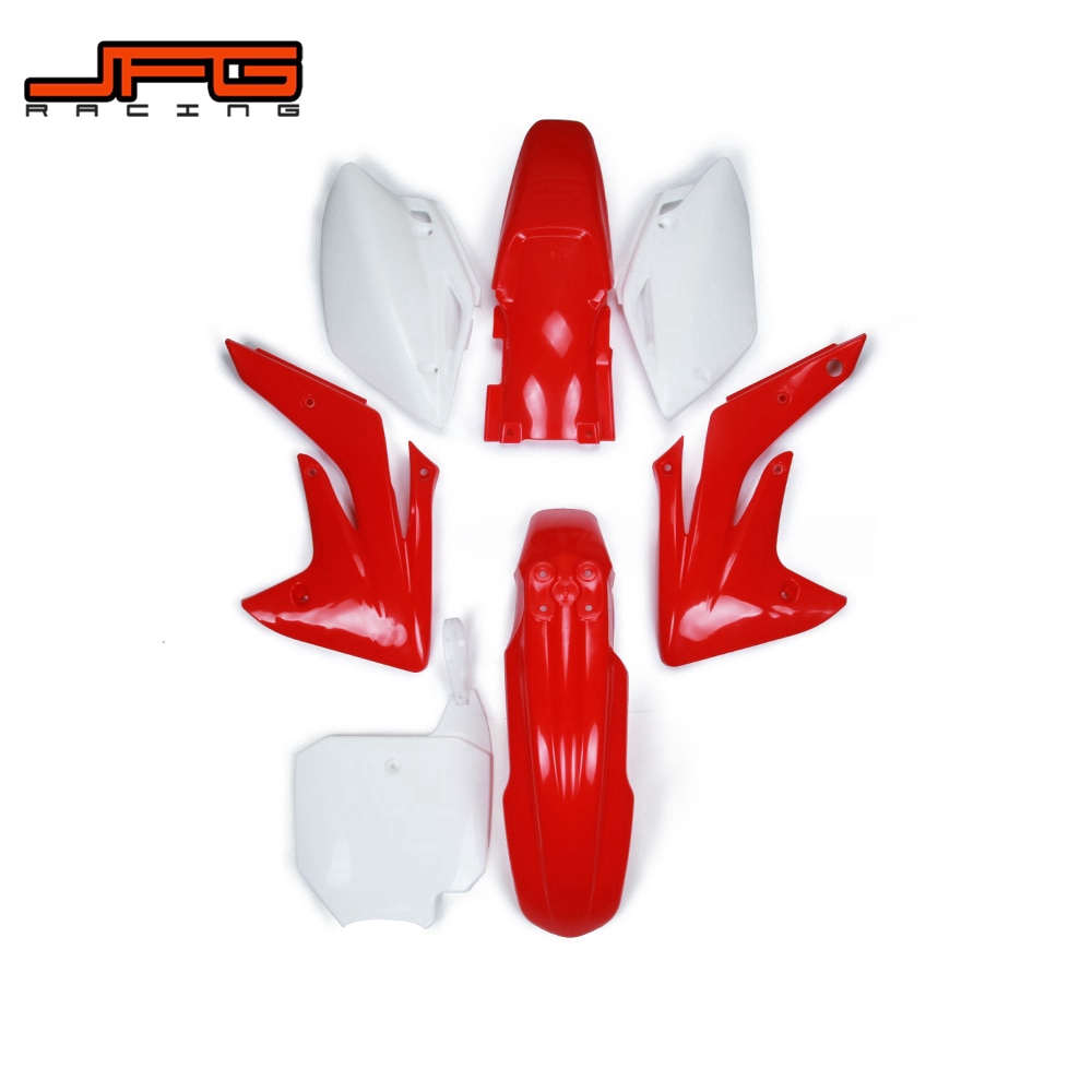 ชุดบังโคลนพลาสติก สีแดง สําหรับรถจักรยานยนต์วิบาก HONDA CRF 150R CRF150R 2007-2013