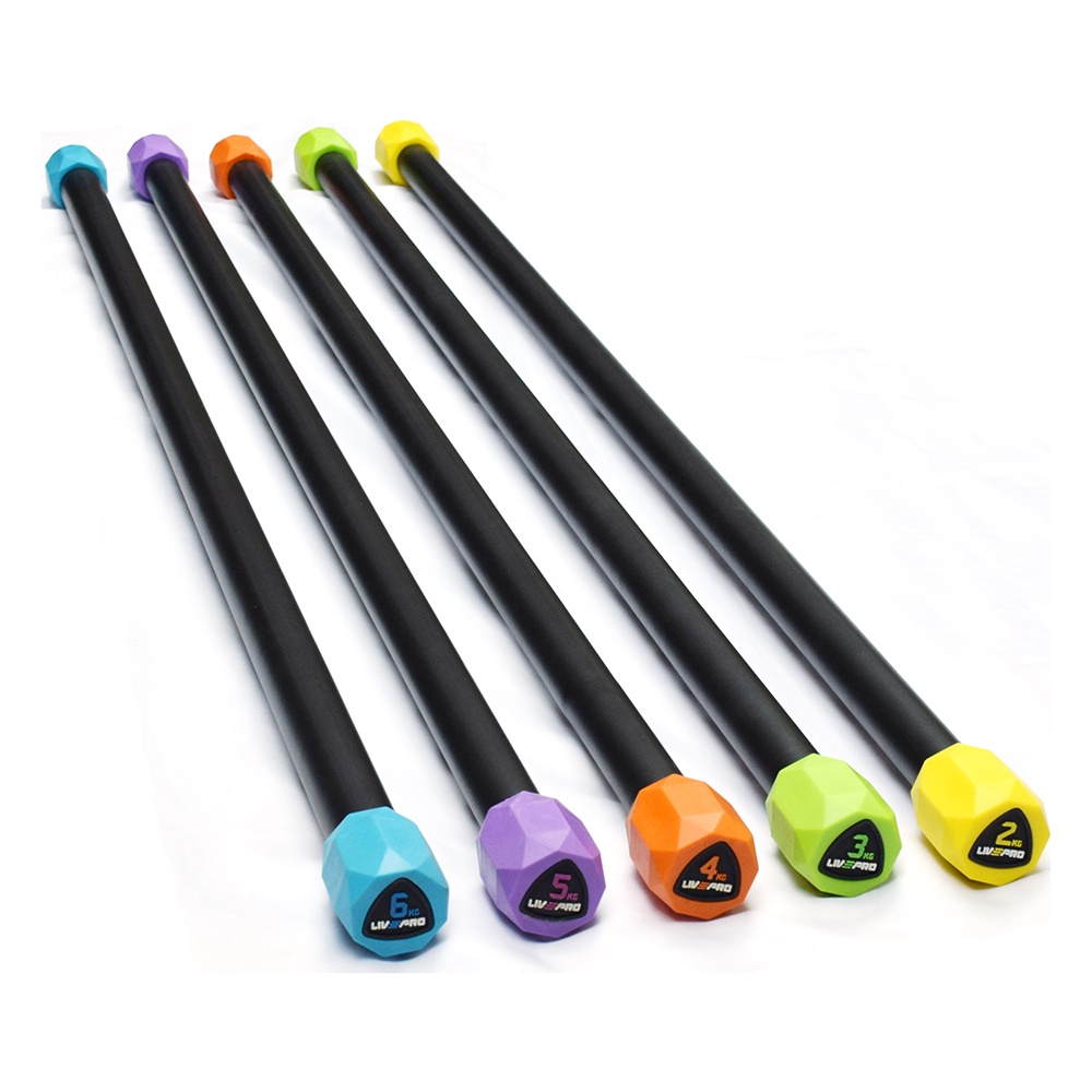 FBT x LIVEUP บาร์เบล ฟิกบาร์ ออกกำลังกาย Fixed Barbell LIVEPRO LP 8145 รหัส 67333-67337