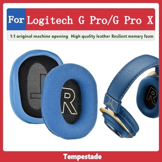 Tempestade แผ่นฟองน้ําครอบหูฟัง สําหรับ Logitech G Pro X