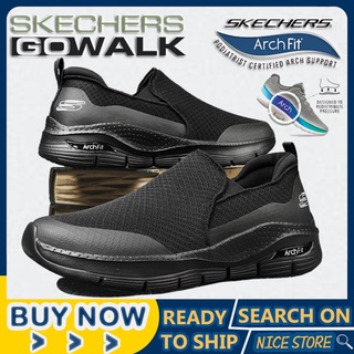 Skechers_ Go-walk Arch Fit รองเท้าผ้าใบลําลอง ระบายอากาศ เหมาะกับการวิ่ง เล่นกีฬา สําหรับผู้ชาย144400