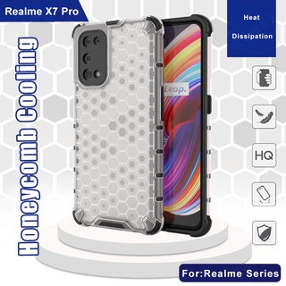 เคสโทรศัพท์มือถือลายรังผึ้งสําหรับ Realme X7 Pro RealmeX7Pro 5G