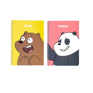 WE BARE BEARS สมุดริมลวด A5