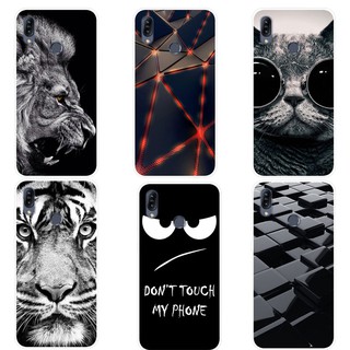 เคสโทรศัพท์ซิลิโคนลายดอกไม้สําหรับ Asus Zenfone Max M 2 Zb 633 kl Asus Zenfone Max M 2