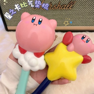 หวีนวด ป้องกันไฟฟ้าสถิตย์ ลายการ์ตูน Star Kirby น่ารัก แบบพกพา สําหรับเด็ก