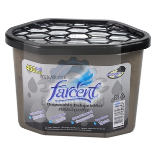 FARCENT กล่องดูดชื้นถ่าน ลดกลิ่นอับ ดับกลิ่นอับ CHARCOAL DEHUMIDIFIER FARCENT 450ML 450 มล.