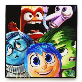 การ์ตูน Inside out มหัศจรรย์อารมณ์อลเวง รูปภาพ​ติด​ผนัง​ pop art cartoon อนิเมชั่น แต่งบ้าน กรอบรูป ของสะสม โปสเตอร์