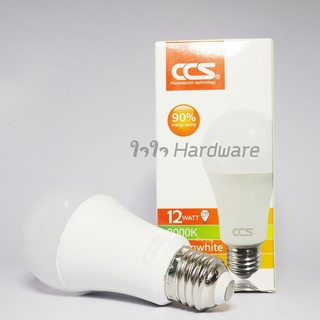 CCS หลอดไฟ LED  12 W แสงแดง 1 หลอด ขั้วE27 ซีซีเอส 12 วัตต์ LED Warm white 3000k