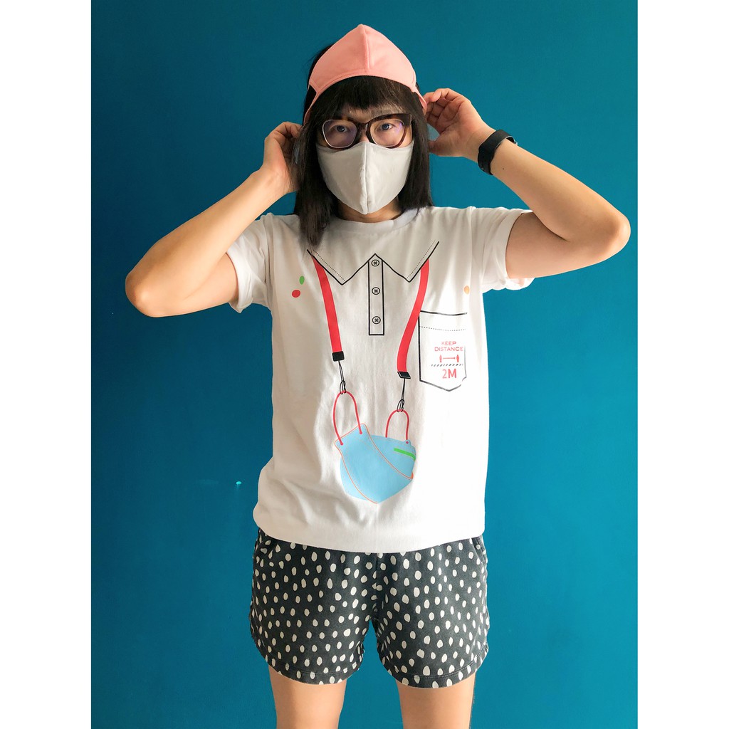 Clearance เสื้อยืดใส่-ชนะ-หน้ากาก-SAI-DI-DEE