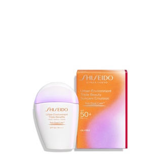 Shiseido Urban Environment Triple Beauty Suncare Emulsion SPF 50+ PA++++ 30ml