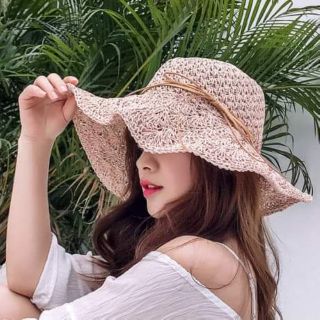 [พร้อมส่งจากไทย] หมวกชายหาด ปีกกว้าง สำหรับผู้หญิง