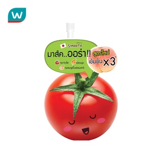 Smooto สมูทโตะ โทเมโท กลูต้า ออร่า พลัส สลีปปิ้ง มาส์ก 10ก.