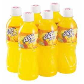 ส่งฟรี  ดีโด้ น้ำสับปะรด10% ขนาด 450ml ยกแพ็ค 6ขวด DEEDO PINEAPPLE JUICE     ฟรีปลายทาง