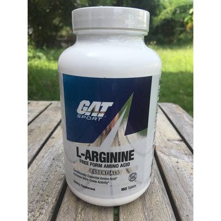 แอลอาร์จินีน L-Arginine 1,000mg Plus Calcium* 180เม็ด (GAT) เพื่อสุขภาพ การเพาะกายและสุขภาพทางเพศของผู้ชาย