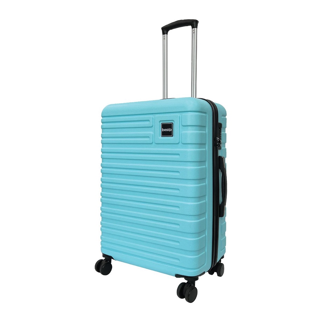 เบสิโค Rolling กระเป๋าเดินทางแบบล้อลาก ขนาดรุ่น GROOVE-RE115124 นิ้วสีฟ้าBesico LuggageModel GROOVE-RE1151Size 24I