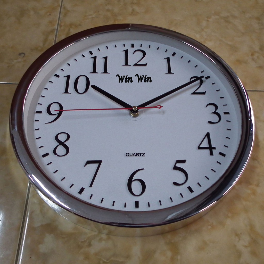 นาฬิกาแขวนทรงกลม​ 12.5นิ้ว​ ขอบหนา