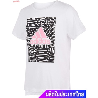 gothic Adidasเสื้อยืดกีฬา Adidas Girls Short Sleeve Drop Tail T-Shirt AdidasShort sleeve T-shirts