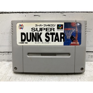 ตลับแท้ [SFC] [0206] Super dunk Star (Japan) (SHVC-DC) Super Famicom]