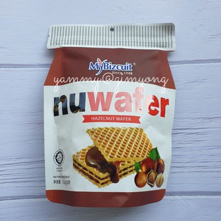 My Bizcuit Nuwafer มาใหม่ 🍫 เวเฟอร์สอดไส้ช็อกโกแลตเฮเซลนัท 🌰