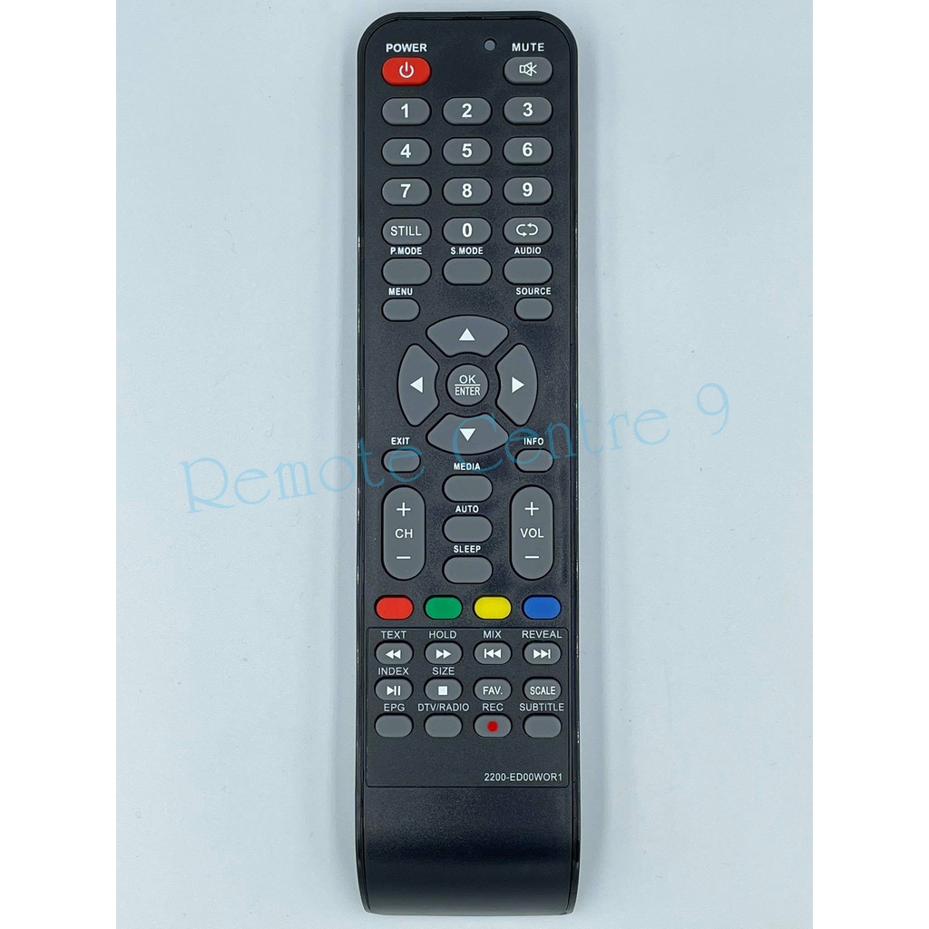 รีโมททีวี Worldtech รุ่น WOR1  รุ่นต้องตรง จึงจะใช้งานได้