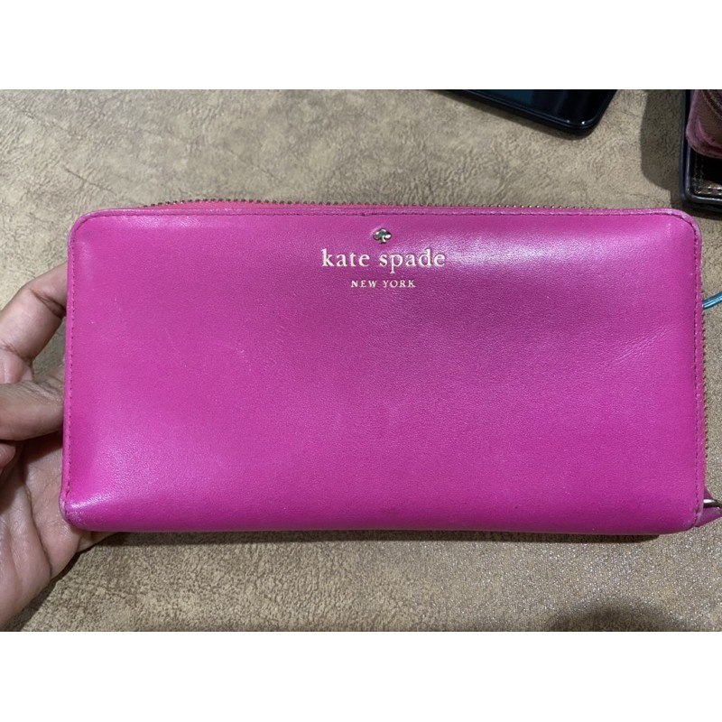 กระเป๋าสตางค์ Kate Spade สีชมพู