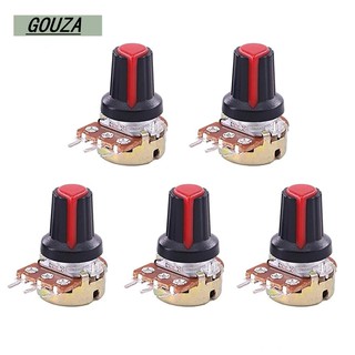 1ชิ้น/ล็อต WH148 1K 10K 20K 50K 100K 500K OHM 15mm 3 PIN Linear TAPER ROTARY Potentiometer RESISTOR สำหรับ Arduino พร้อม AG2 หมวก