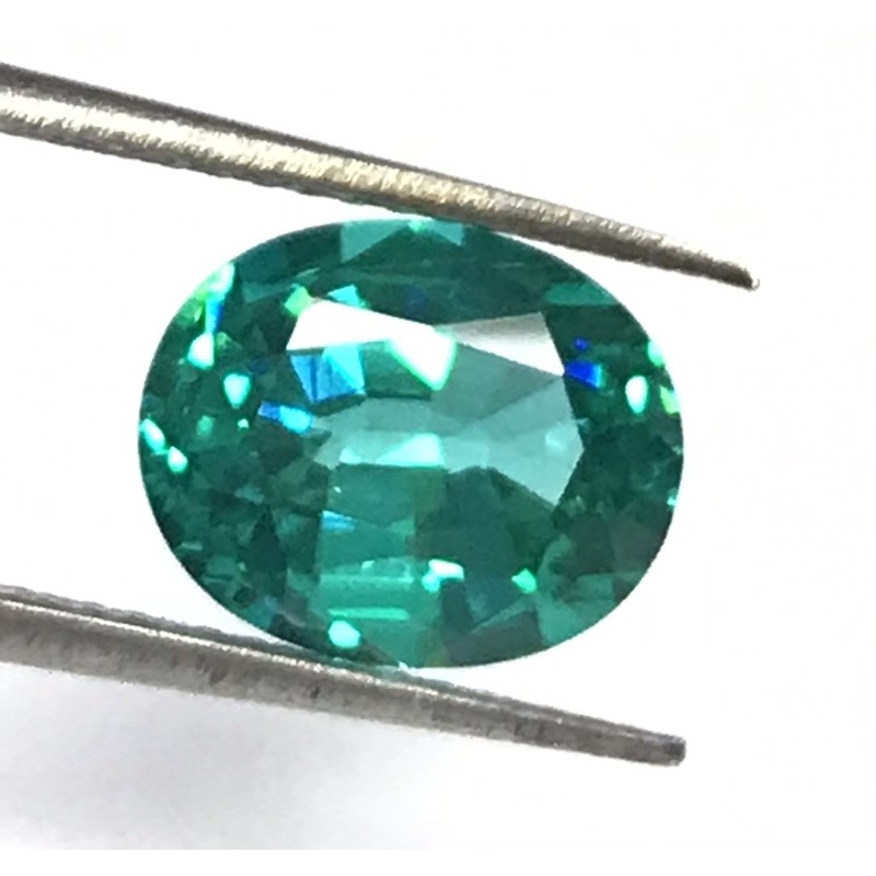 พลอยสี YAG Paraiba ขนาด 3.94 กะรัต 3.94 cts YAG paraiba color gemstone