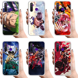 Case Cartoon One Piece Luffy Realme 5 pro เคส Case Soft TPU Silicone Matte Cover Casing เคสซิลิโค