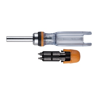 ไขควงติดด้ามฟรี (Ratchet Screwdriver) VESSEL No.TD-6808MG (w/ 8 bits)