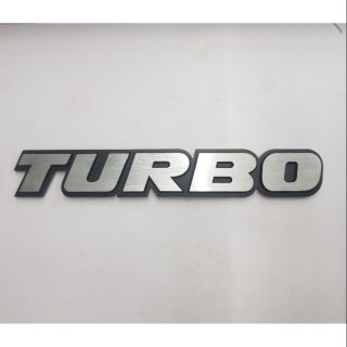 Logo Turbo งาน aluminum