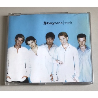 ซีดีซิงเกิ้ล ของแท้ ลิขสิทธิ์ มือ 2 สภาพดี...ราคา 250 บาท “Boyzone” ซิงเกิ้ล “Words” (UK CD 1)*แผ่นหายาก*