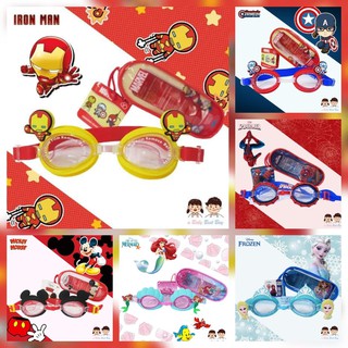 แว่นตาว่ายน้ำเด็ก ลายการ์ตูน SWIM GOGGLES
