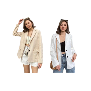 MALIMAYS - Cairo linen blazer เสื้อสูทลินิน