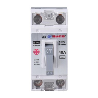 เบรกเกอร์ลอย HACO SB-N40L 40A 2P SAFETY BREAKER HACO SB-N40L 40A 2P