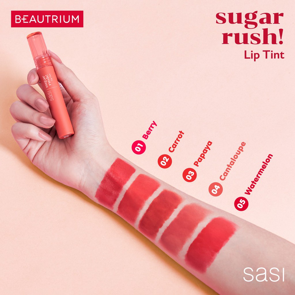 ศศิ ซูการ์ รัช ลิป ทินท์ Sasi Sugar Rush Lip Tint Vol.2
