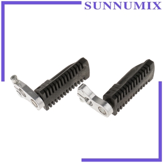 ( Sunnimix ) ที่พักเท้าขนาดเล็กสีเงินสีด ํา 43 Cc 47 Cc 49cc สําหรับรถจักรยาน 2 ชิ้น