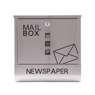 ตู้ไปรษณีย์ ที่ใส่จดหมายตู้จดหมาย SURE MB-360 สีสเตนเลสSURE MB-360 STAINLESS MAIL BOX