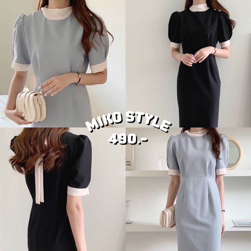 พร้อมส่งจากไทย MIKO STYLE - UNNIE DRESS