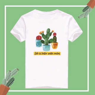 เสื้อยืดสกรีนลายCACTUS