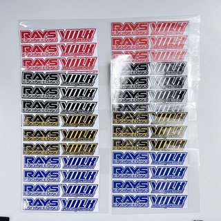 สติ๊กเกอร์ RAYS ติดล้อ ส่งของทุกวันครับ