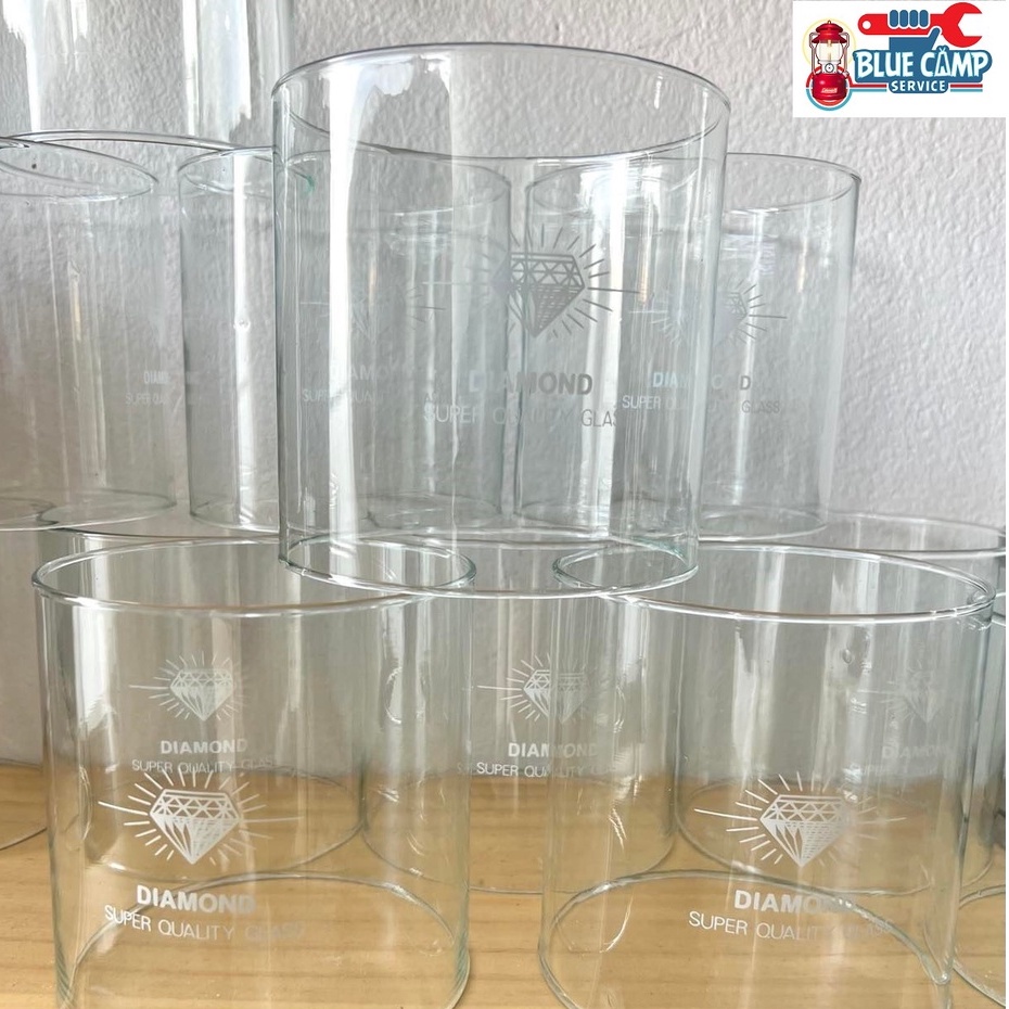 โป๊ะแก้วตะเกียงเจ้าพายุหรือตะเกียง Coleman ตราเพชร