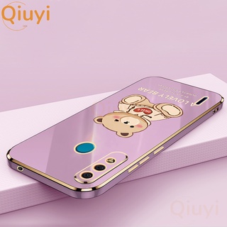 เคสโทรศัพท์มือถือแบบนิ่ม กันกระแทก กันรอยกล้อง ลายหมีน่ารัก 6D สําหรับ ITEL A56 Pro 307-7