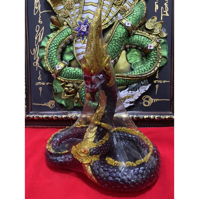 พญานาคราช พญานาคเลข8 เครื่องรางเเห่งโชคลาภ 4 สี อิฟินิตี้