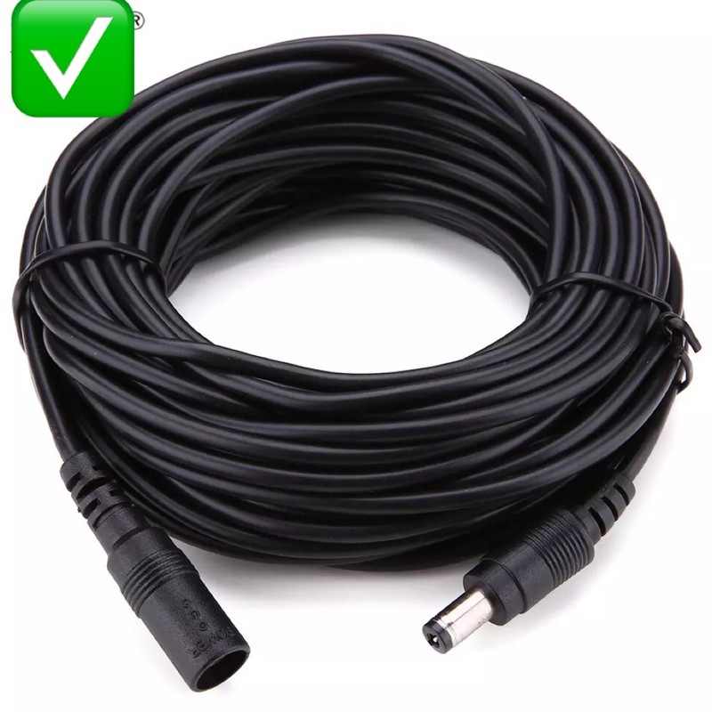 DC 1M 3M 5M 10M 2.1มม.X 5.5มม.ปลั๊ก12V สายไฟบ้านกล้องวงจรปิด LED Strip