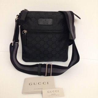 กระเป๋า Gucci Men Nylon Messenger  💯%